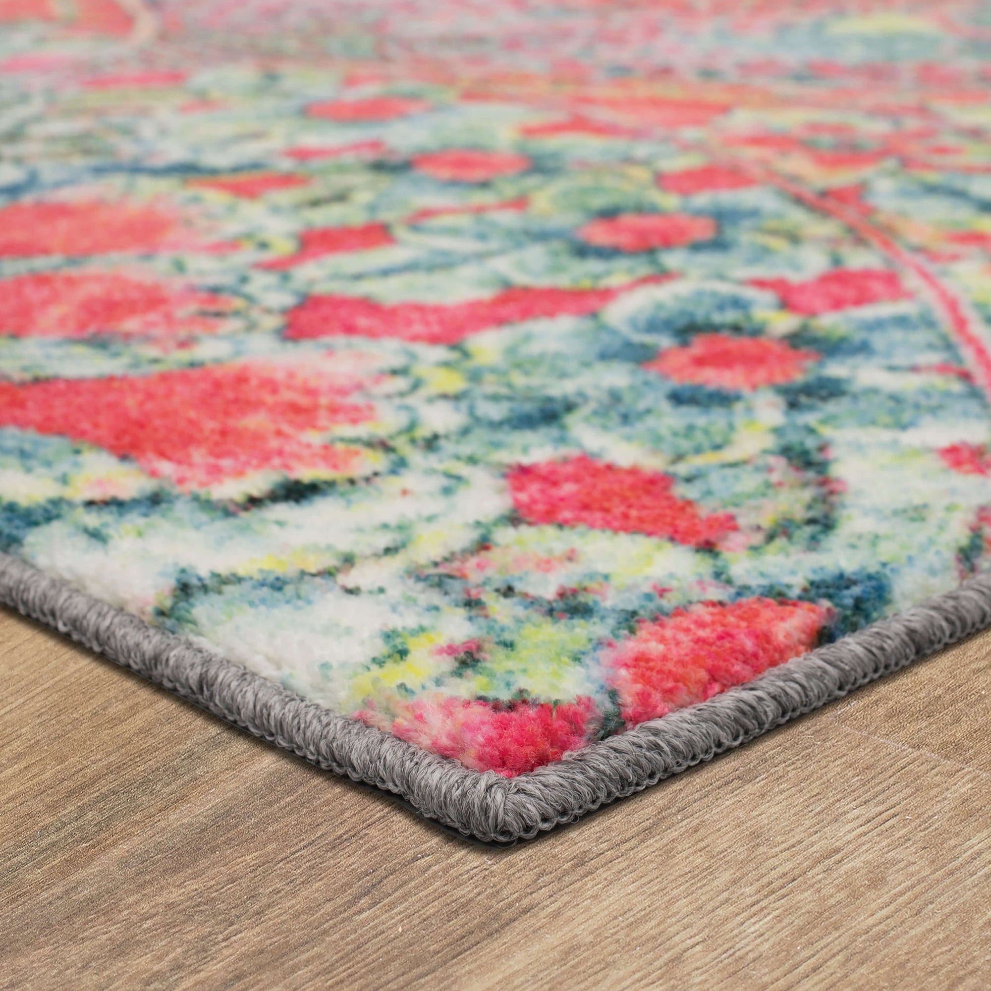 Technicolor Reverie Pink & Blue Area Rug – Covered By Rugs