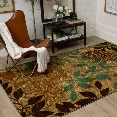 Compass Horizon Brown Bath Mat – Covered By Rugs