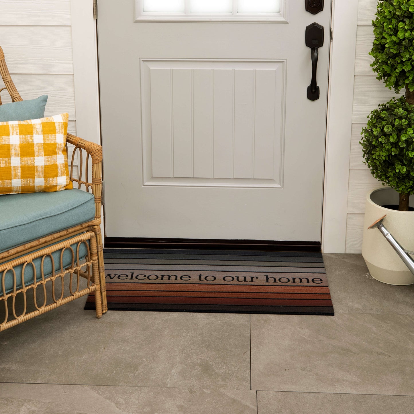 Passage Twilight Gradient Welcome Multi Door Mat