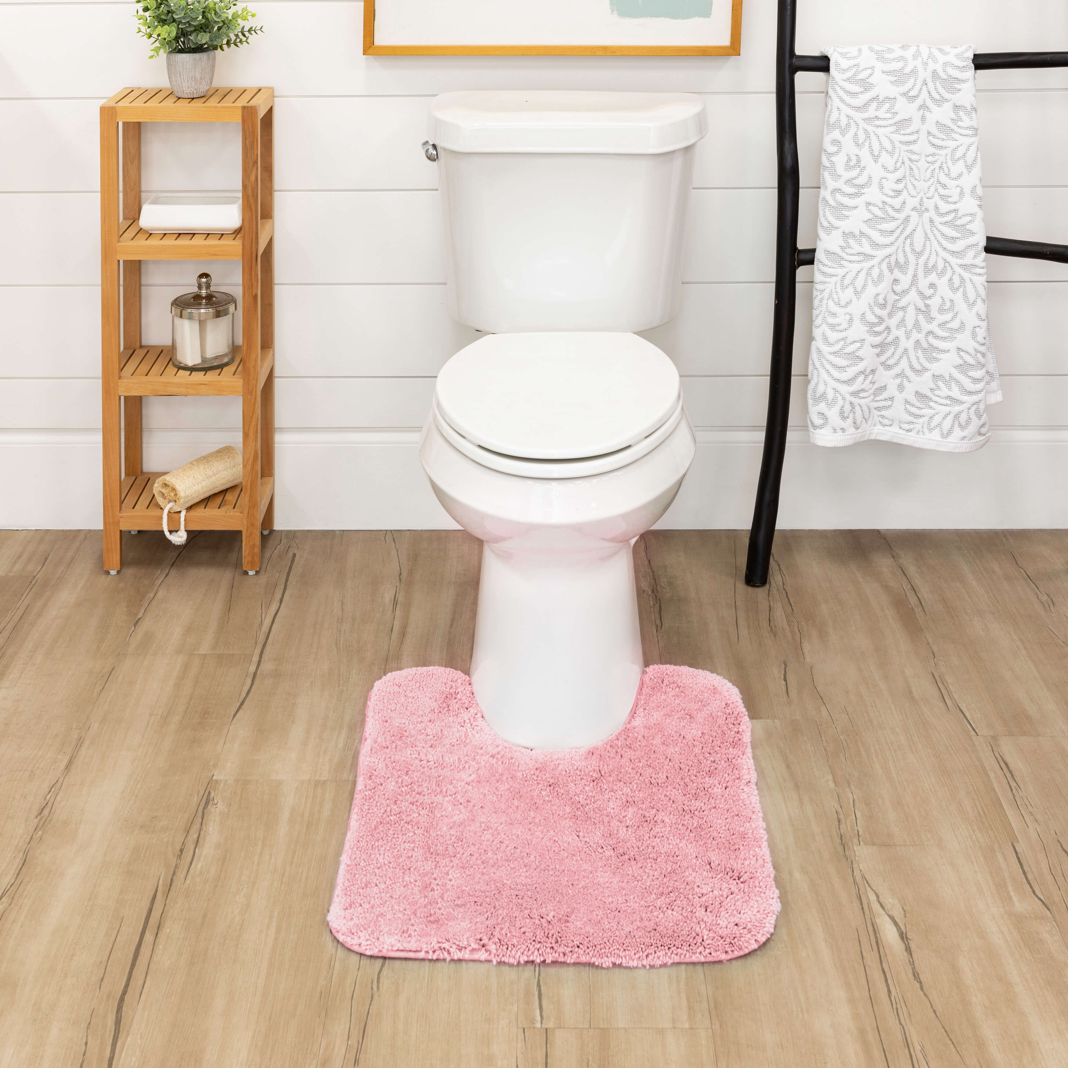 Adelaide Rose Pink Bath Mat – Covered By Rugs