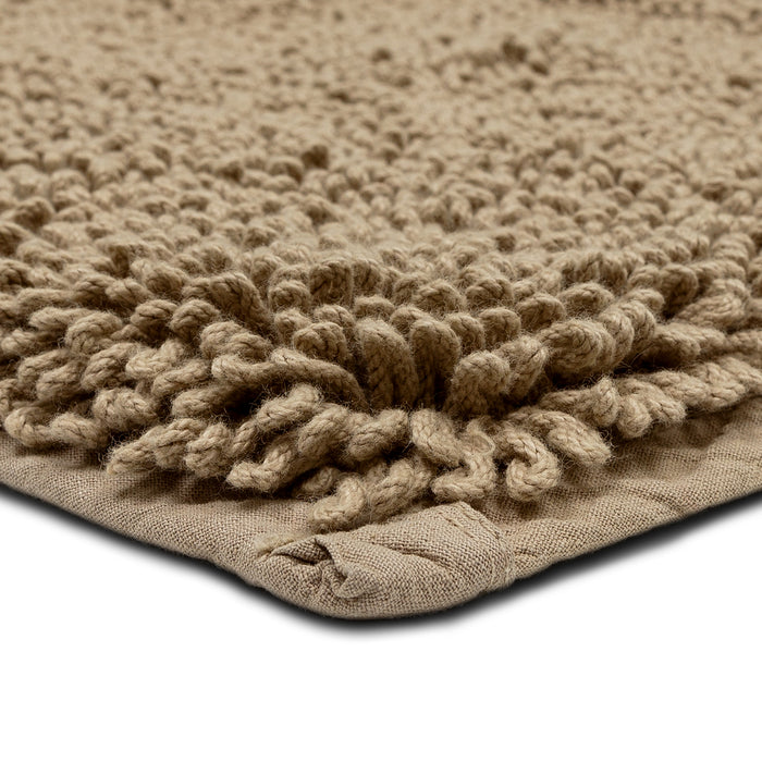 Seashore Taupe Bath Mat – Covered By Rugs