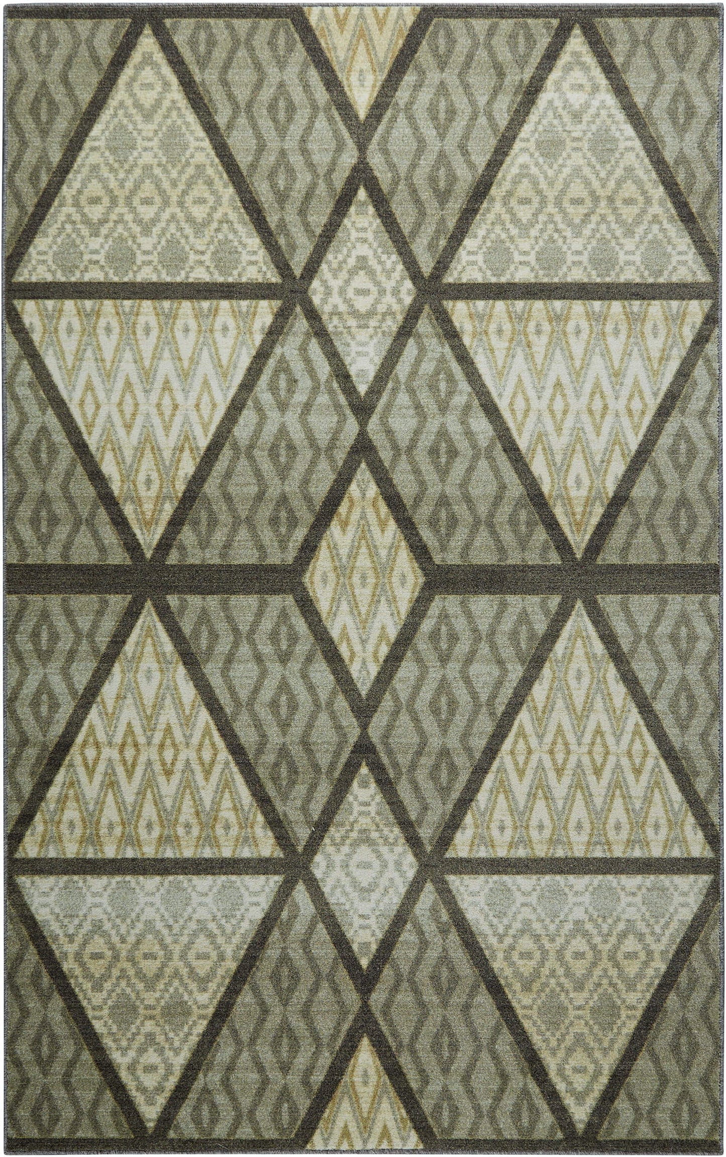 Technicolor Quinn Gray Area Rug