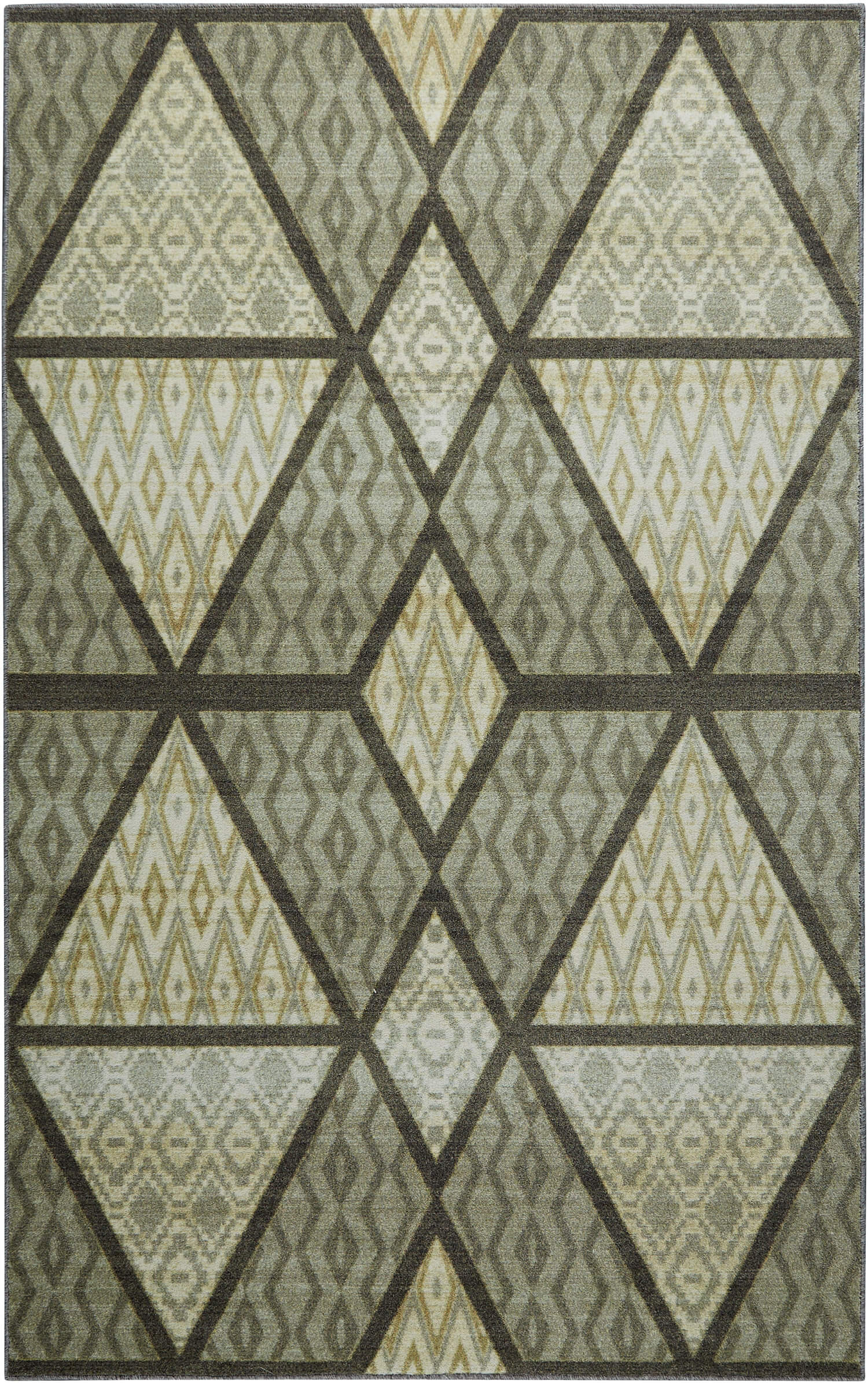 Technicolor Quinn Gray Area Rug