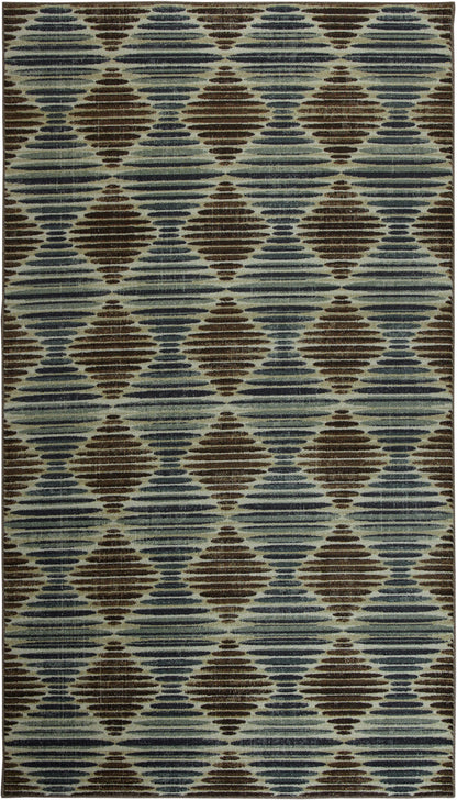 Technicolor Nelson Brown Area Rug