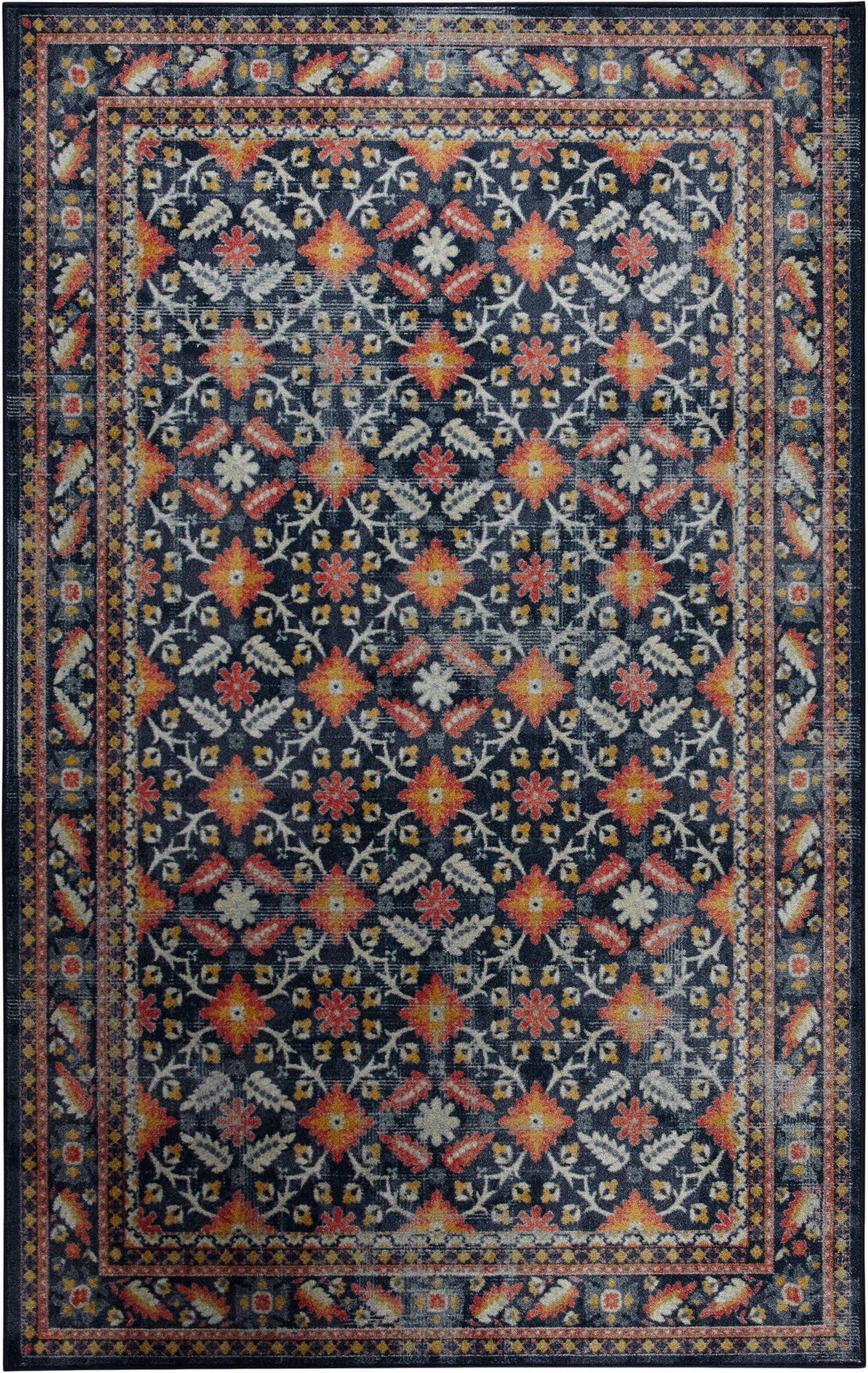 Technicolor Regina Blue Area Rug